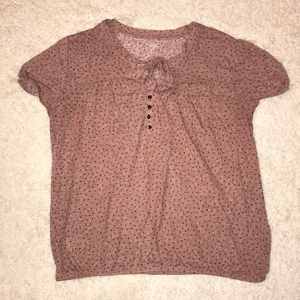 Polka dot blouse